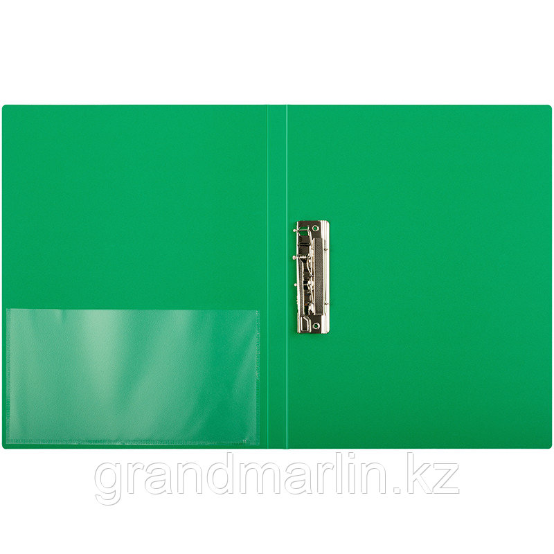 Папка с зажимом Berlingo А4, пластиковая, 1,7см, 700 мкр, зеленый - фото 4 - id-p107464207