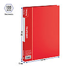 Папка с зажимом Berlingo А4, пластиковая, 1,7см, 700 мкр, красный, фото 3