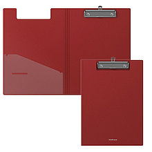 Папка-планшет пластиковая ErichKrause Matt Classic A4, красный