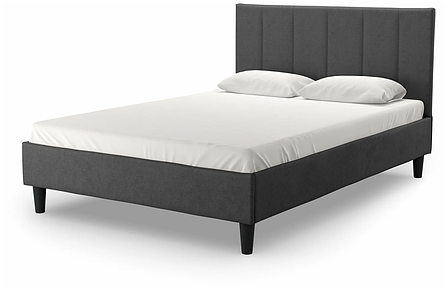 Кровать Salotti Джейн темно-серый 140х200 см, фото 2