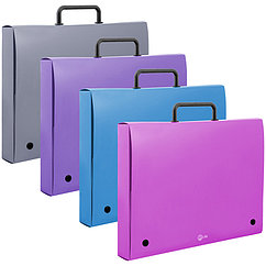 Папка-портфель 1 отделение Berlingo "Skyline", А4, 330*290мм, 700мкм, ассорти