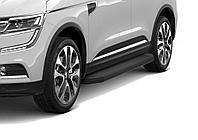 Пороги, подножки "Premium-Black" Renault Koleos 2016-2020