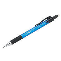 Карандаш механический Faber-Castell "Grip Matic 1375", 0,5мм, с ластиком, автоподача грифеля,голубой