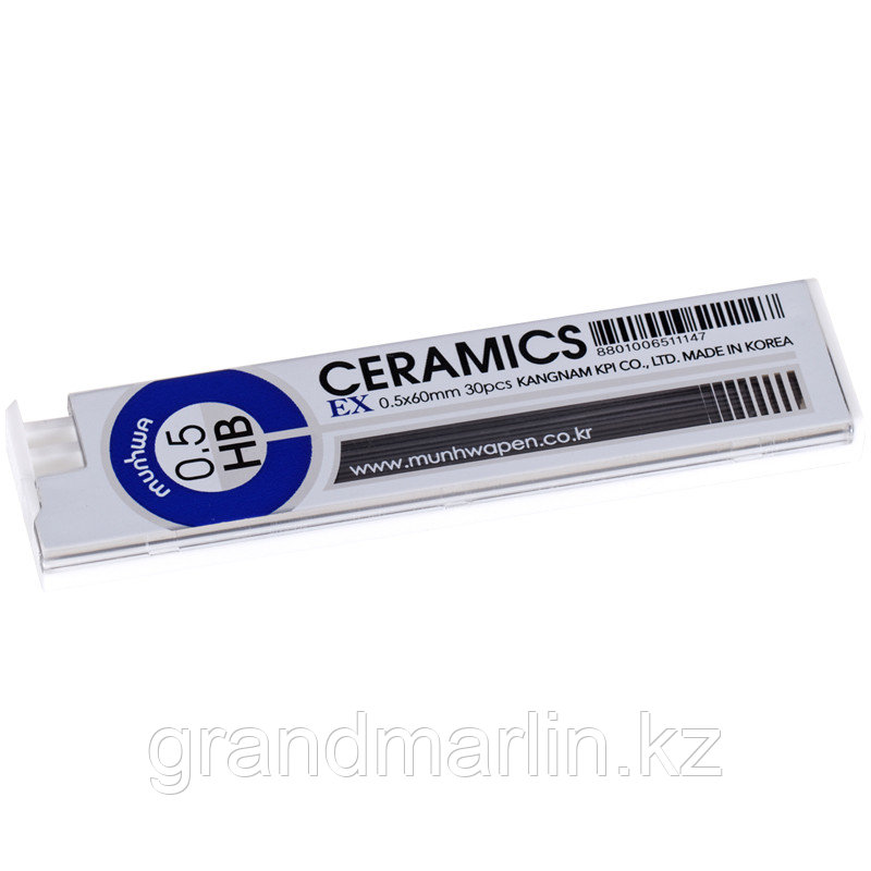 Грифели для механических карандашей Munhwa ""Ceramics", 30шт., 0,5мм, HB - фото 2 - id-p107464732
