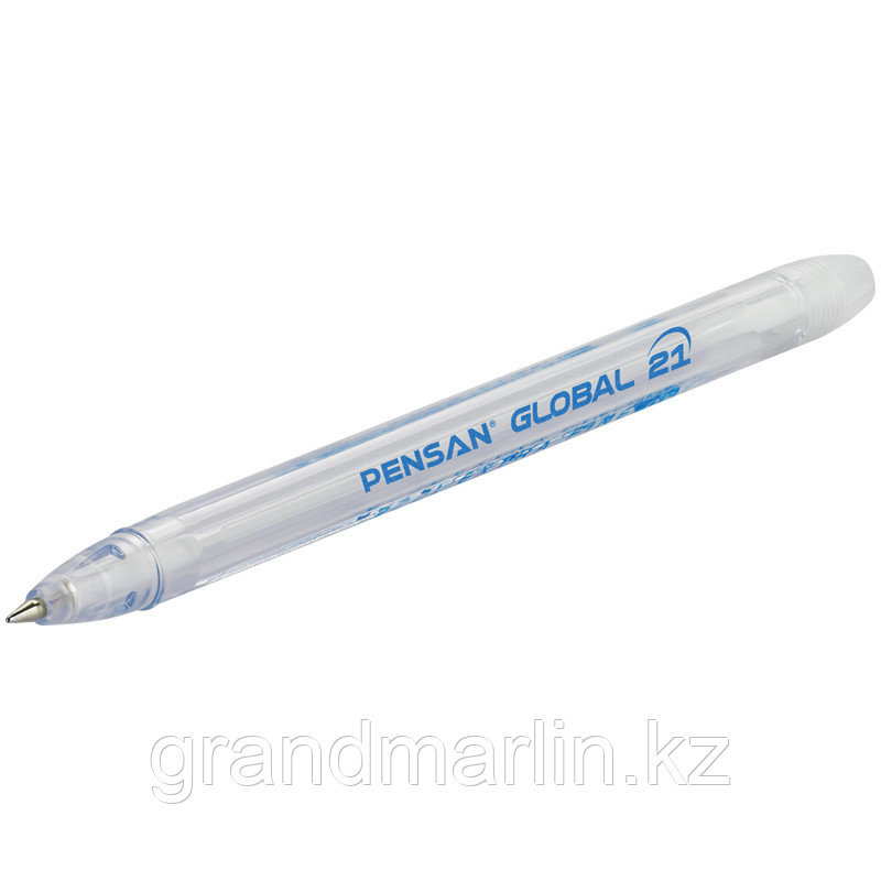 Ручка шариковая PenSan "Global", синяя, 0,5мм, штрих-код - фото 1 - id-p107465317