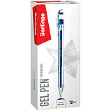 Ручка гелевая Berlingo "Techno-Gel" синяя, 0,5мм, фото 2