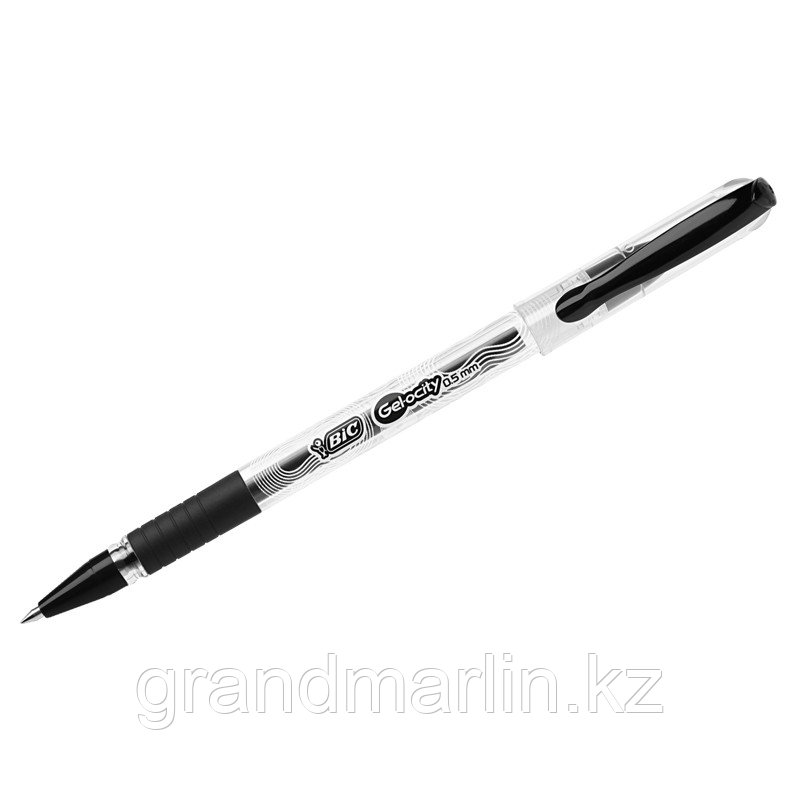 Ручка гелевая Bic "Gelocity Stic", черный, 0,5мм, грип