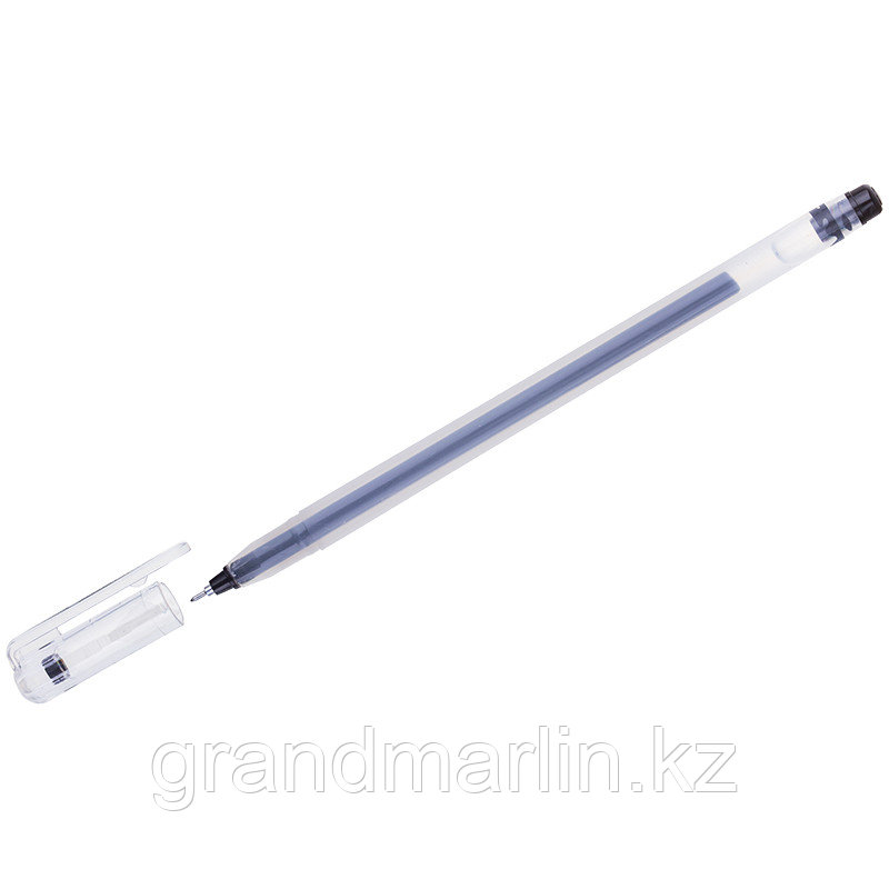 Ручка гелевая Crown "Multi Jell" синяя, 0,4мм, игольчатый стержень - фото 2 - id-p105277004