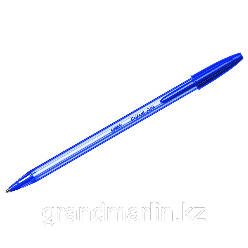 Ручка шариковая Bic "Cristal Soft" синяя, 1,2мм - фото 3 - id-p107465243