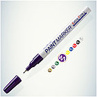 Маркер-краска MunHwa "Extra Fine Paint Marker" фиолетовая, 1мм, нитро-основа, фото 2