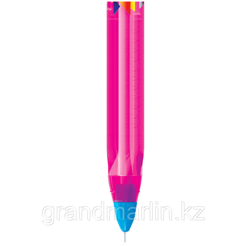 Ручка шариковая Berlingo "Triangle 100T Elements" синяя, 0,7мм, трехгран., игольчатый стержень - фото 2 - id-p107465199