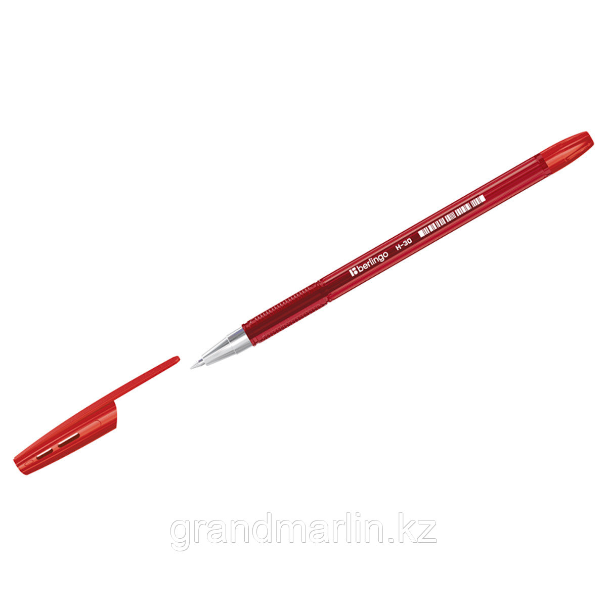Ручка шариковая Berlingo "H-30" красная, 0,7мм