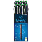 Ручка-роллер Schneider "One Business" зеленая, 0,8мм, одноразовая, фото 5