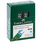 Грифели для механических карандашей Faber-Castell "Polymer", 12шт., 0,7мм, HB, фото 4