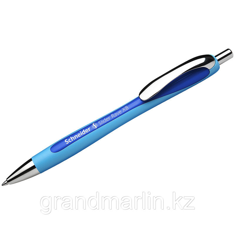 Ручка шариковая автоматическая Schneider "Slider Rave" синяя, 1,4мм - фото 1 - id-p105277025