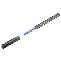 Ручка-роллер Faber-Castell "Free Ink Needle" синяя, 0,7мм, одноразовая