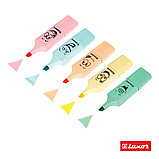 SНабор маркеров текстовыделителей Luxor Eyeliter Pastel, 5 штук, 5 цветов, 1.0-4.5 мм, чернила на во, фото 7