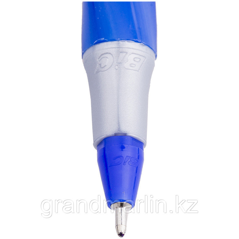 Ручка шариковая Bic Round Stic Exact 0,7мм, с резиновым упором для пальцев, синяя - фото 2 - id-p107465248