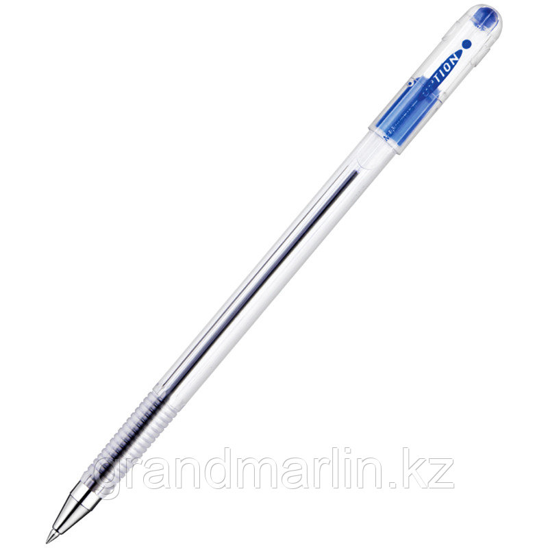 Ручка шариковая MunHwa "Option" синяя, 0,5мм, штрих-код - фото 1 - id-p107465301