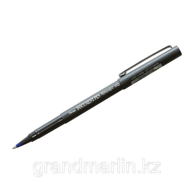 Одноразовая ручка роллер Pentel Document Pen, линия письма 1400 м, ширина 0.5 мм, перманентные сини - фото 2 - id-p107464639