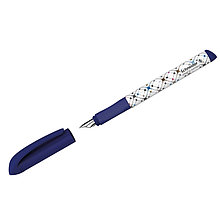 Ручка перьевая Schneider "Voice", 1 картридж, грип, синий корпус