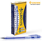 Ручка гелевая стираемая Crown "Erasable Jell" синяя, 0,5мм, фото 6