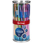 Ручка шариковая Berlingo "I-10 Color" синяя, 0,4мм, корпус ассорти, фото 2