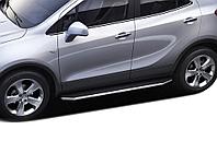 Пороги подножки Premium Opel Mokka 2012-2016