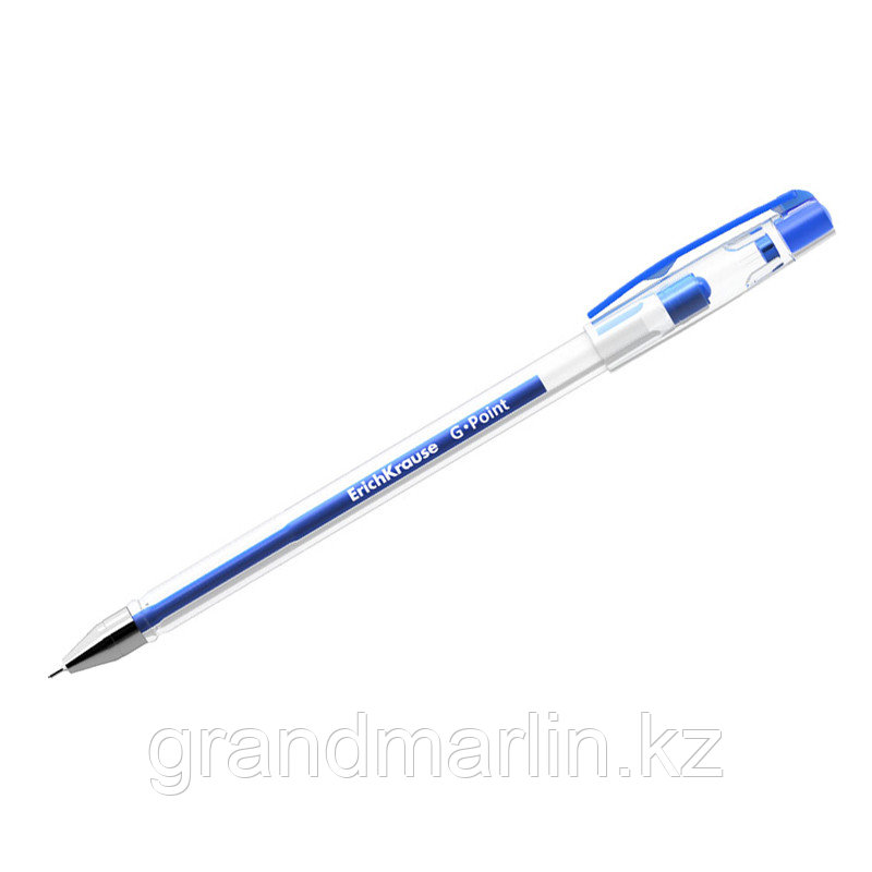 Ручка гелевая ErichKrause G-Point Stick Classic 0.38, цвет чернил синий (в коробке по 12 шт.) - фото 2 - id-p107464643