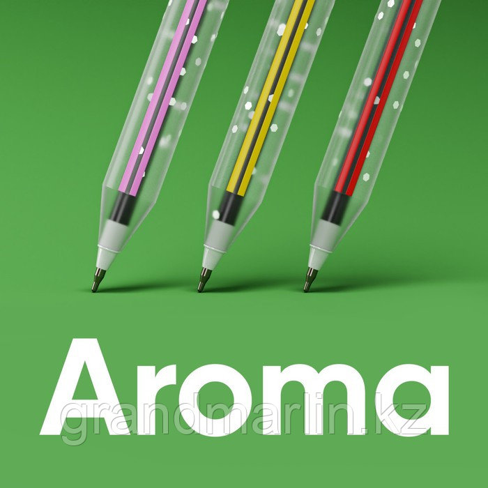 Ручка шариковая "AROMA" узел игольчатый 0.7 мм, бесстержневая, чернила синие премиум ароматизирован - фото 1 - id-p107464663