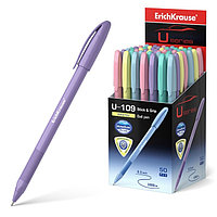 Ручка шариковая ErichKrause U-109 Stick&Grip Pastel 1.0, Ultra Glide Technology, цвет чернил синий (