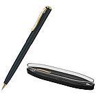 Ручка шариковая Berlingo Velvet Prestige синяя, 0,7мм, корпус черный/золото,кнопочн.,пласт. футляр, фото 2
