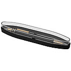 Ручка шариковая Berlingo Silver Premium синяя, 0,7мм,корпус черный/золото, кнопочн., пласт. футляр, фото 8