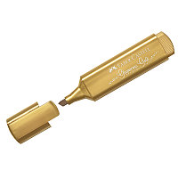 Маркер текстовый Faber-Castell TL 46 1-5мм, золотой металлик, скошенный наконечник