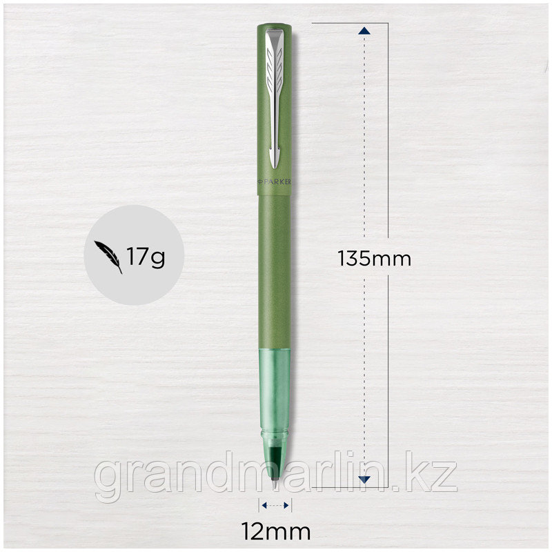 Ручка-роллер Parker "Vector XL Green" черная, 0,8мм, подарочная упаковка - фото 2 - id-p107465433