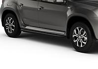 Пороги, подножки "Premium-Black" Nissan Terrano 2014-