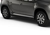 Пороги, подножки "Black" Nissan Terrano 2014-