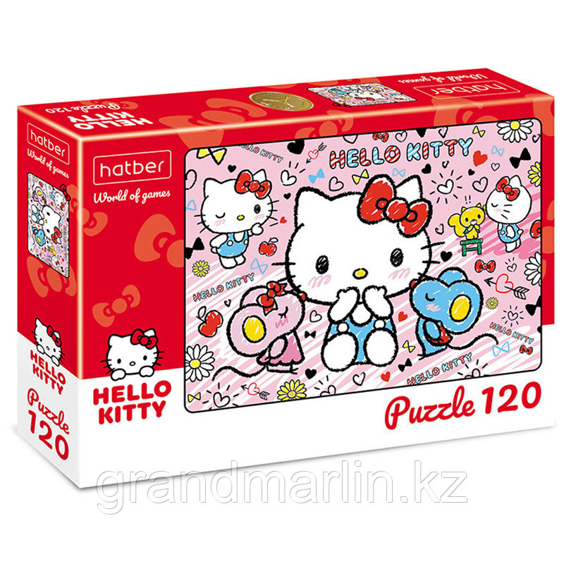 Пазл  120 эл. Hatber "Hello Kitty"