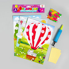 SНабор для творчества Аппликации воздушными шариками «Дом, шар, дерево»