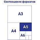 Скетчбук 80л. А5 BG "Шрифт", на гребне, матовая ламинация, белый блок, фото 7