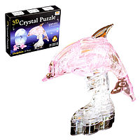 Пазл 3D кристаллический «Дельфин», 39 деталей, МИКС
