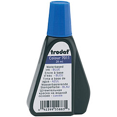 Краска штемпельная Trodat, 28мл, синяя