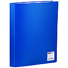 Папка с 60 вкладышами OfficeSpace А4, 21мм, 400мкм, пластик, синяя, фото 2