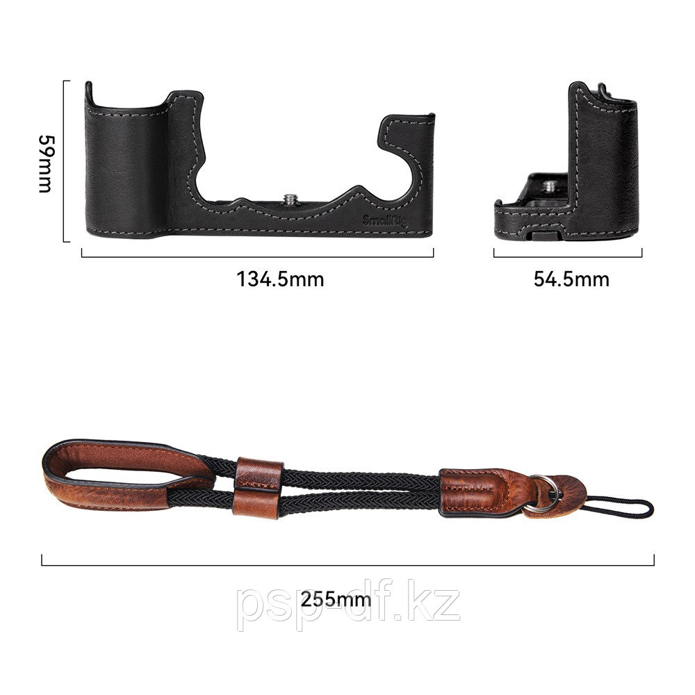 Кистевой ремень SmallRig Half Case / Wrist Strap Kit for FUJIFILM X-T5 3927 - фото 2 - id-p107467942