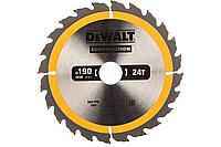 DeWalt DeWalt, DT1944, Пильный диск CONSTRUCT 190/30 24 ATB +10°