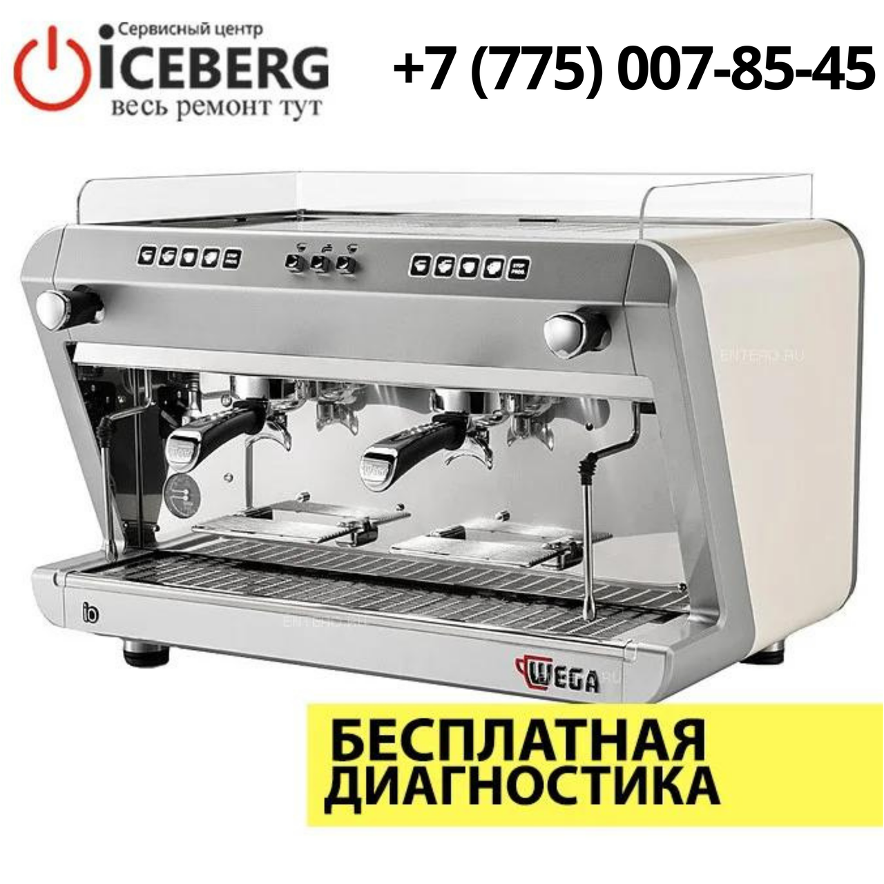 Ремонт и чистка кофемашин (кофеварок) Wega в Алматы - фото 1 - id-p84848232