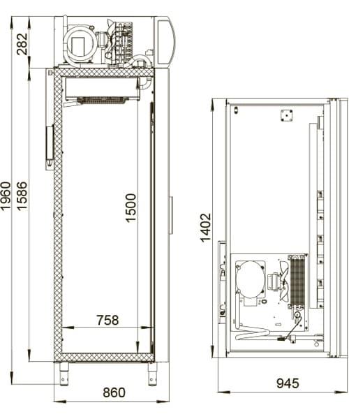 Шкаф холодильный Polair DM114Sd S (R290) - фото 1 - id-p107470990