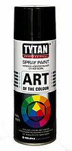 TYTAN Professional Краска аэрозольная черная матовая, 400мл