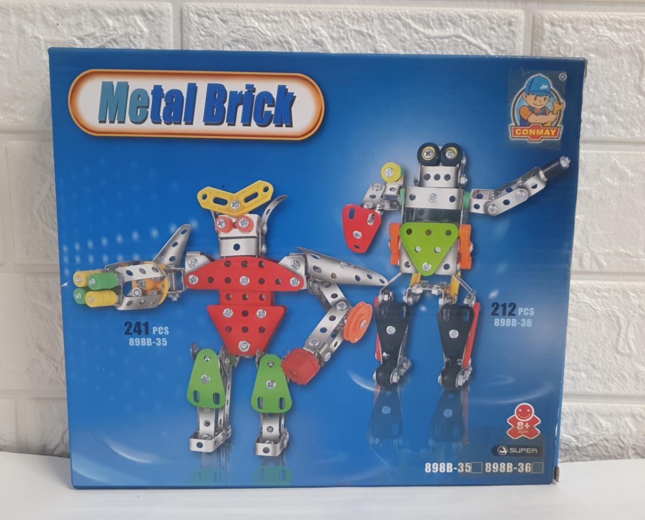 Конструктор железный Metal Brick роботы