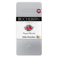Bucheron шоколад молочный c фисташками, ж/б, 100 гр